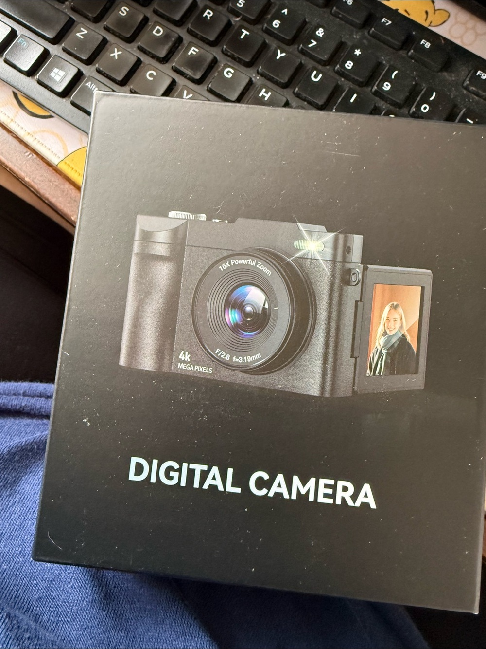 4K Digital Camera for Photography Auto-Focus, Compact 50MP Camera with 180° New